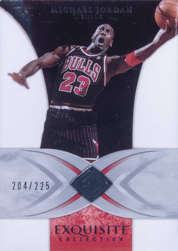2006 Upper Deck Exquisite Collection Michael Jordan #5 Basketball Card
