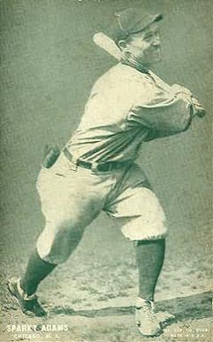1927 Exhibits (Green Tint ; Set 6) Sparky Adams # Baseball Card