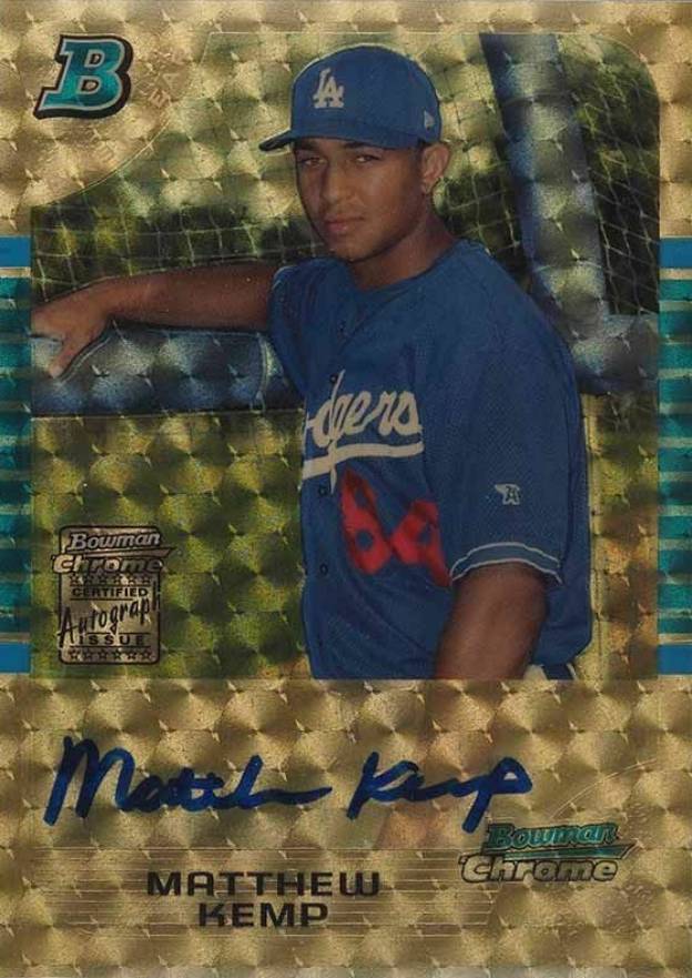 2005 Bowman Chrome Matthew Kemp #349 Baseball Card