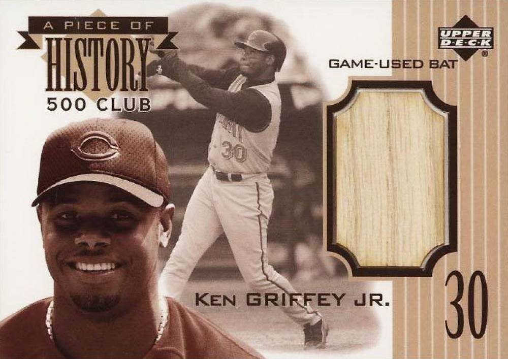 2004 Upper Deck Piece of History 500 HR Club Ken Griffey Jr. # Baseball Card