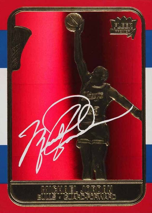 1996 Ultra 23K Gold Michael Jordan # Basketball Card