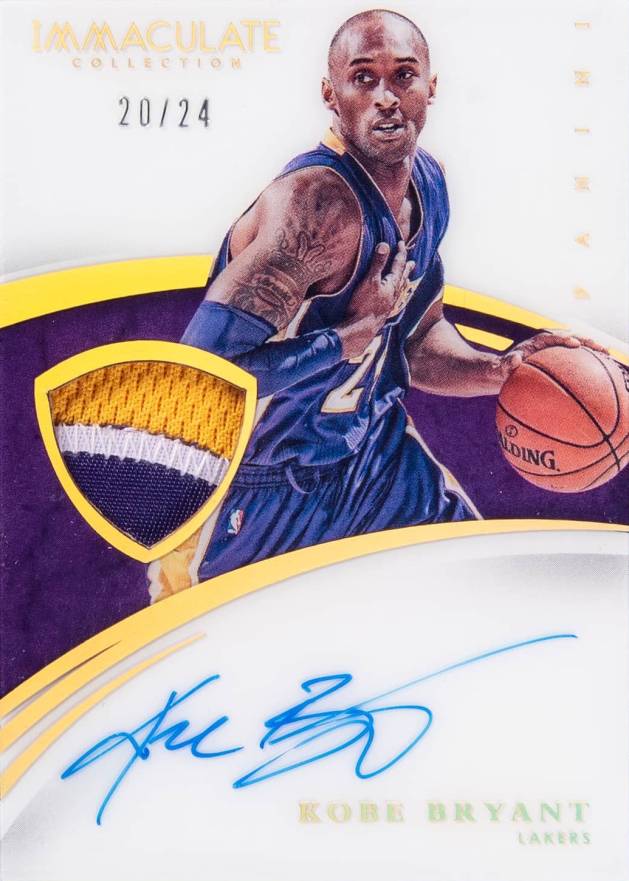 2014 Panini Immaculate Collection Kobe Bryant #17 Basketball Card
