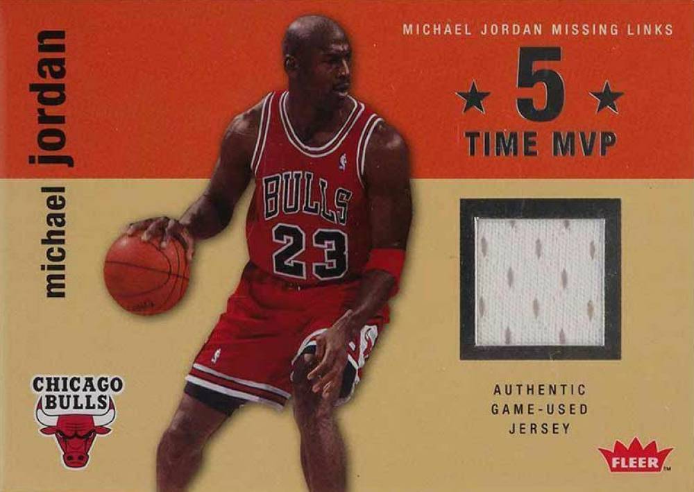 2007 Fleer MJ Missing Links Jersey Michael Jordan #MJ-3 Basketball Card