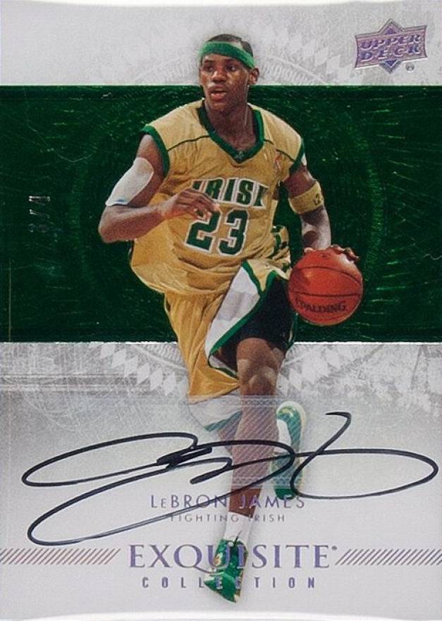2013 Upper Deck Exquisite Collection LeBron James #2 Basketball Card