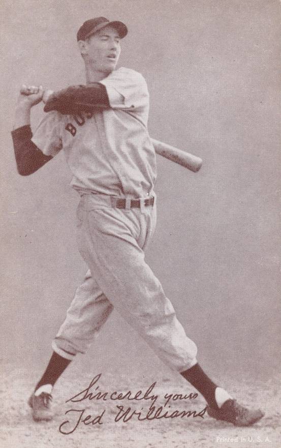 1939 Exhibits Salutation Ted Williams # Baseball Card