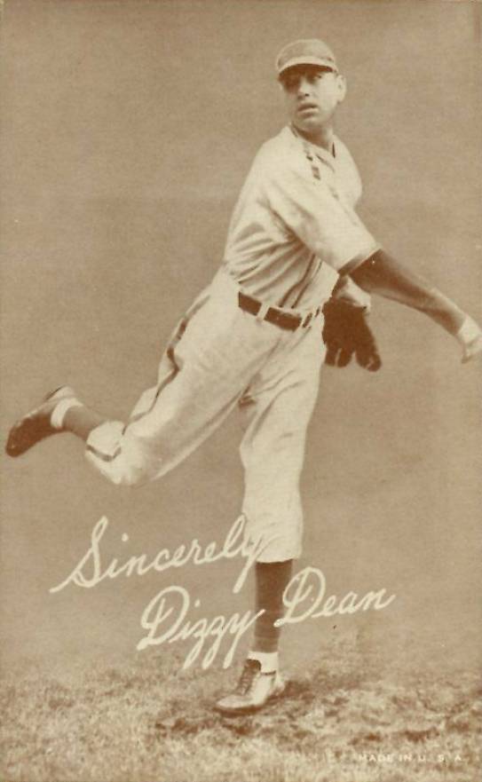 1939 Exhibits Salutation Dizzy Dean # Baseball Card