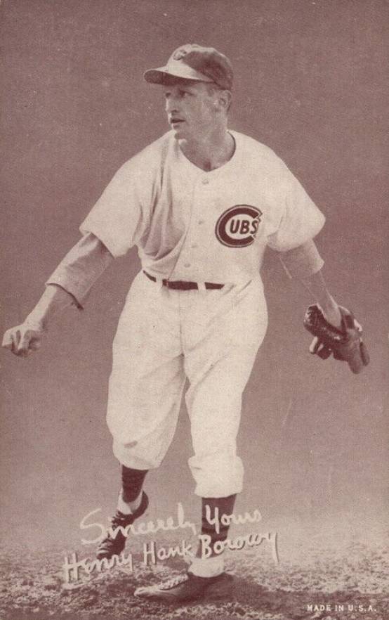 1939 Exhibits Salutation Henry "Hank" Borowy # Baseball Card