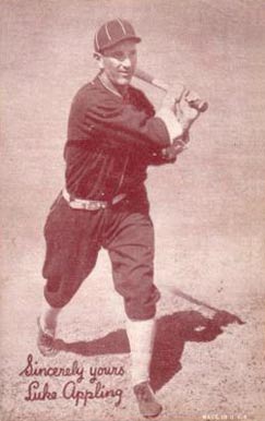1939 Exhibits Salutation Luke Appling # Baseball Card