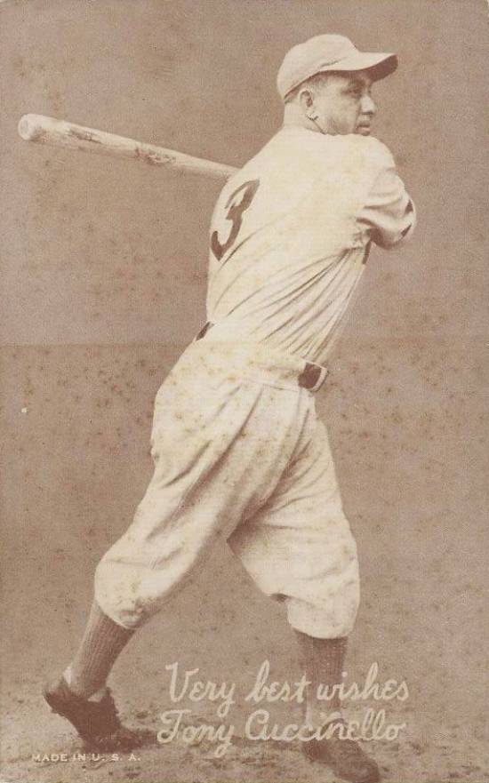 1939 Exhibits Salutation Tony Cuccinello # Baseball Card