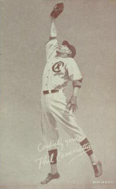 1939 Exhibits Salutation Phil Cavarretta # Baseball Card