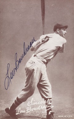 1939 Exhibits Salutation Lou Boudreau # Baseball Card