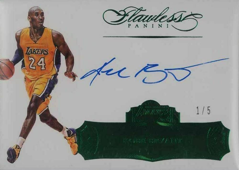 2015 Panini Flawless Flawless Autographs Kobe Bryant #FA-KB Basketball Card