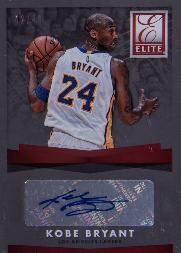 2015 Panini Donruss Elite Signatures Kobe Bryant #ES-KB Basketball Card
