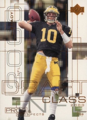 2000 Upper Deck Pros & Prospects  Tom Brady #124 Football Card