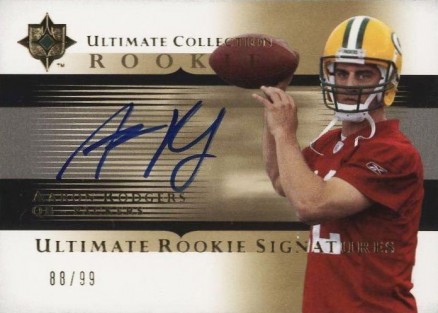 2005 Ultimate Collection Aaron Rodgers #242 Football Card