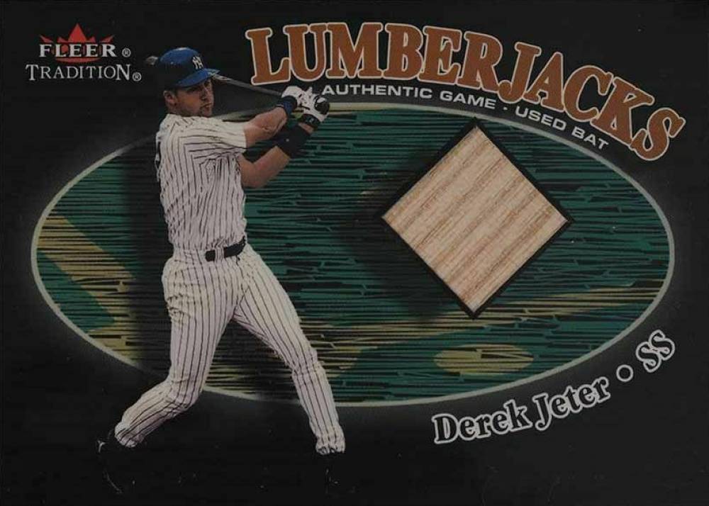 2000 Fleer Tradition Glossy Lumberjacks Derek Jeter # Baseball Card