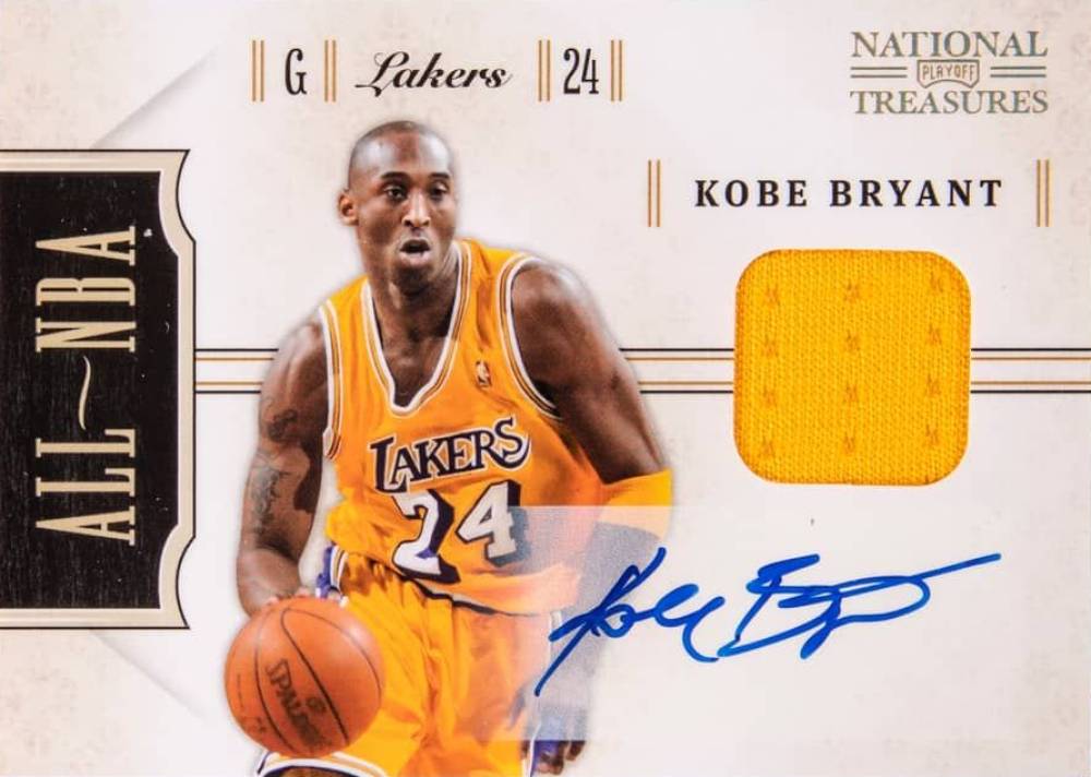 2010 Playoff National Treasures All NBA Kobe Bryant #23 Basketball Card