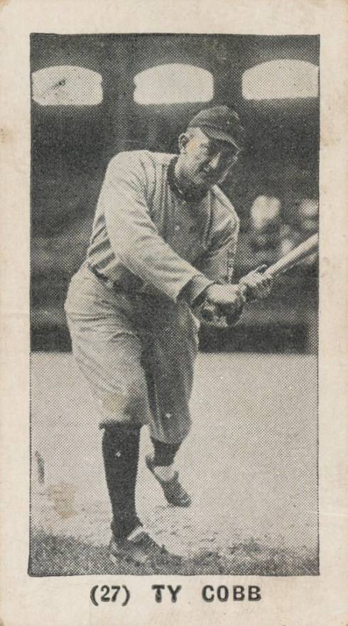 1928 Tharp's Ice Cream Ty Cobb #27 Baseball Card
