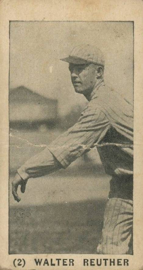 1928 Tharp's Ice Cream Walter Reuther #2 Baseball Card