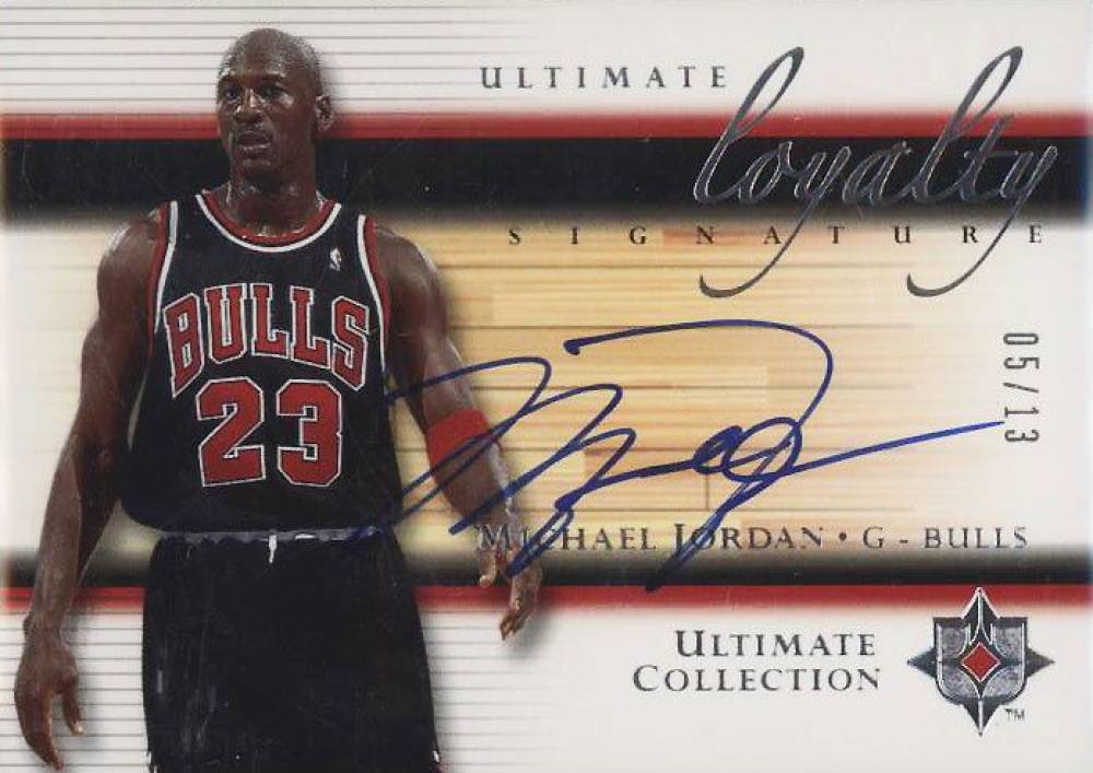 2005 Ultimate Collection Ultimate Loyalty Signatures Michael Jordan #LS-MJ Basketball Card