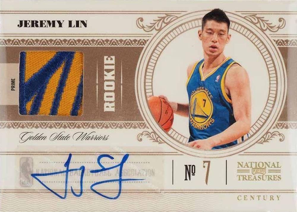 2010 Playoff National Treasures Jeremy Lin #194 Basketball Card