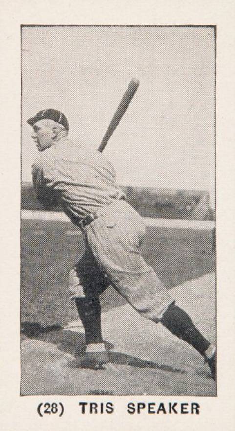 1928 Yuengling's Ice Cream Tris Speaker #28 Baseball Card