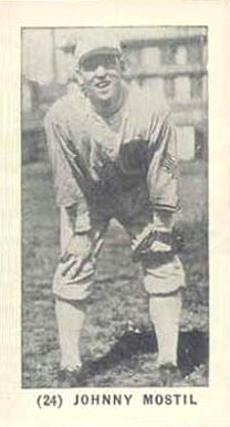 1928 Yuengling's Ice Cream Johnny Mostil #24 Baseball Card