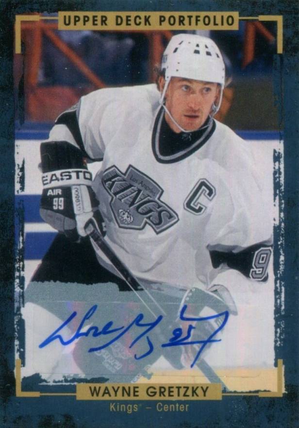 2015 Upper Deck Portfolio Autographs Wayne Gretzky #200 Hockey Card