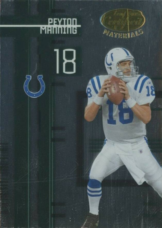 2005 Leaf Certified Materials Peyton Manning #53 Football Card