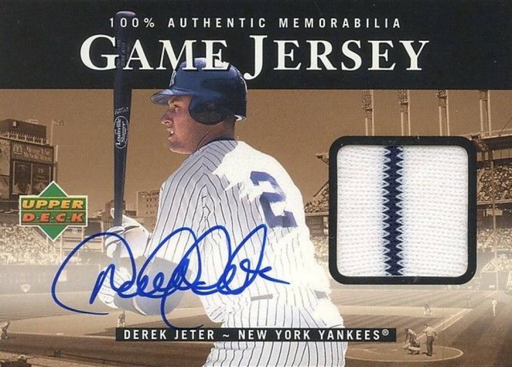 2000 Upper Deck Game Jersey Derek Jeter #H-DJ Baseball Card