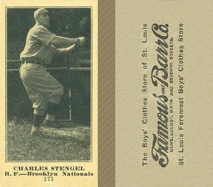 1916 Famous & Barr Co. Charles Stengel #171 Baseball Card