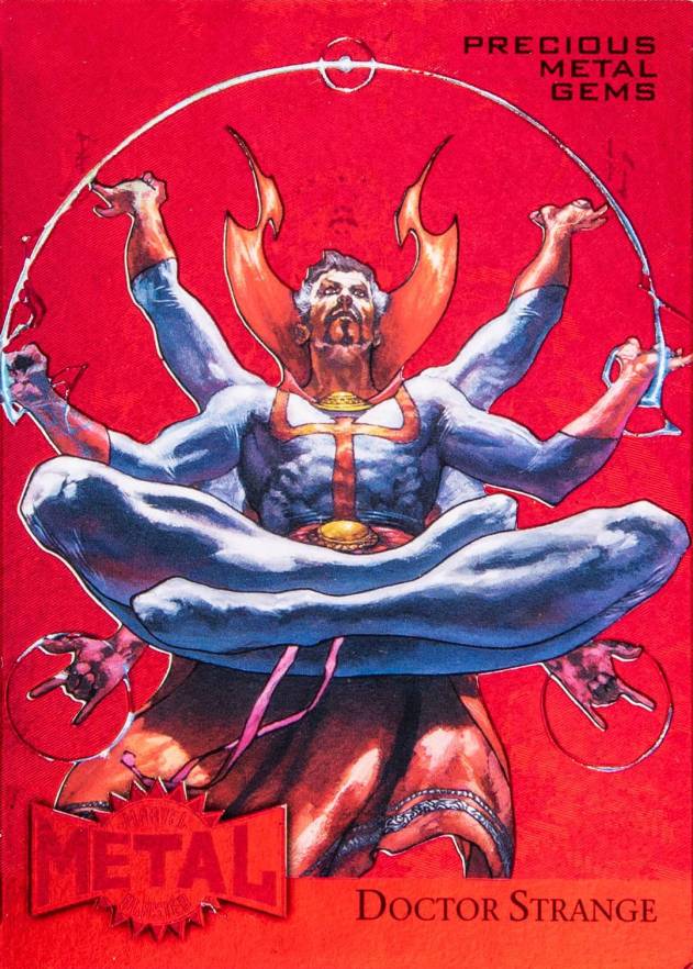 2015 Fleer Retro Marvel Marvel Metal Blaster Doctor Strange #13 Non-Sports Card