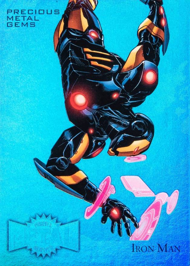 2015 Fleer Retro Marvel Marvel Metal Blaster Iron Man #23 Non-Sports Card