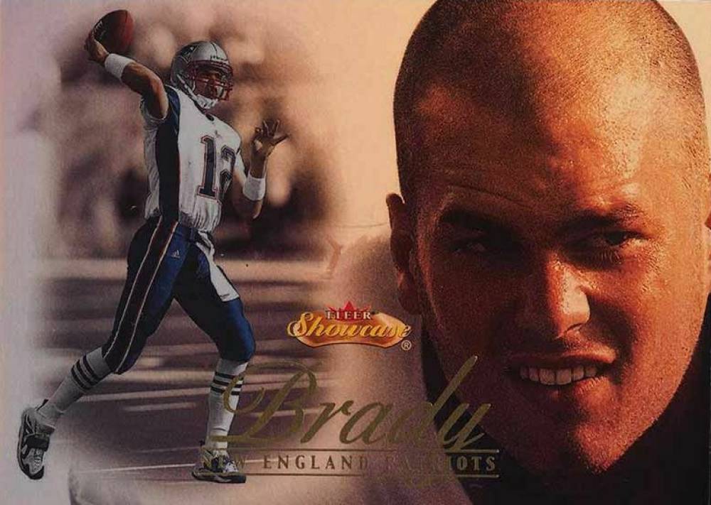 2000 Fleer Showcase Rookie Showcase First Tom Brady #36 Football Card