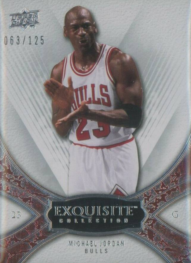 2008 Upper Deck Exquisite Collection Michael Jordan #23 Basketball Card