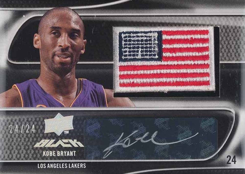 2008 Upper Deck Black Flag Autographs Kobe Bryant #US-KB Basketball Card