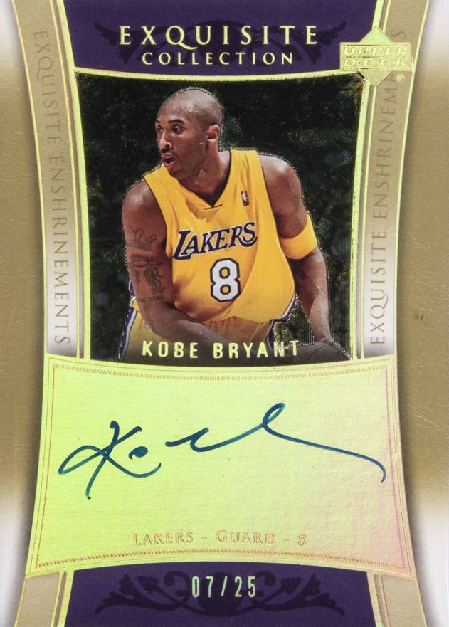 2004 Upper Deck Exquisite Collection Enshrinements Kobe Bryant #ENKB1 Basketball Card