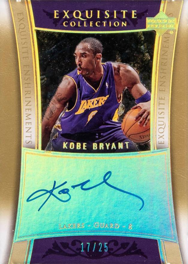 2004 Upper Deck Exquisite Collection Enshrinements Kobe Bryant #ENKB2 Basketball Card