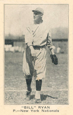 1922 Gassler's Bread "Bill" Ryan # Baseball Card