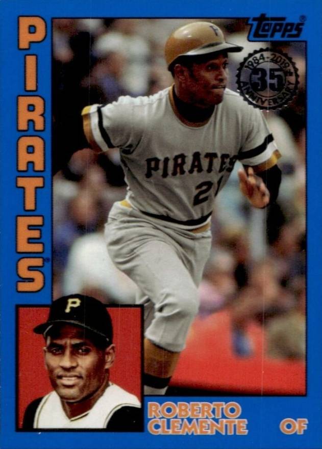 2019 Topps Update 1984 Topps Baseball Roberto Clemente #84-27 Baseball Card