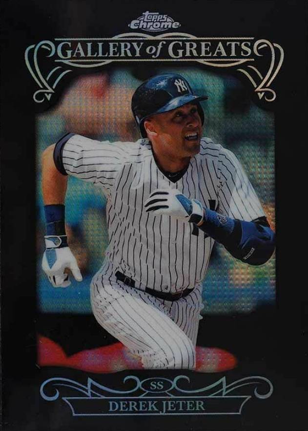 2015 Topps Chrome Gallery of Greats Derek Jeter #GGR2 Baseball Card