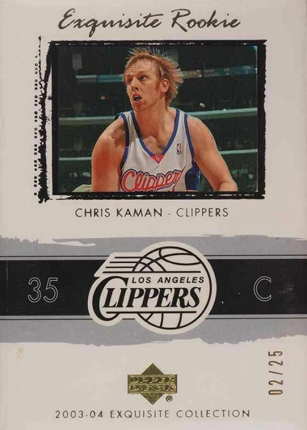 2003 Upper Deck Exquisite Collection Chris Kaman #72 Basketball Card