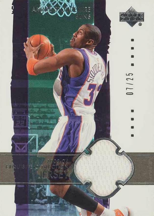 2003 Upper Deck Exquisite Collection Amar'e Stoudemire #31-J Basketball Card