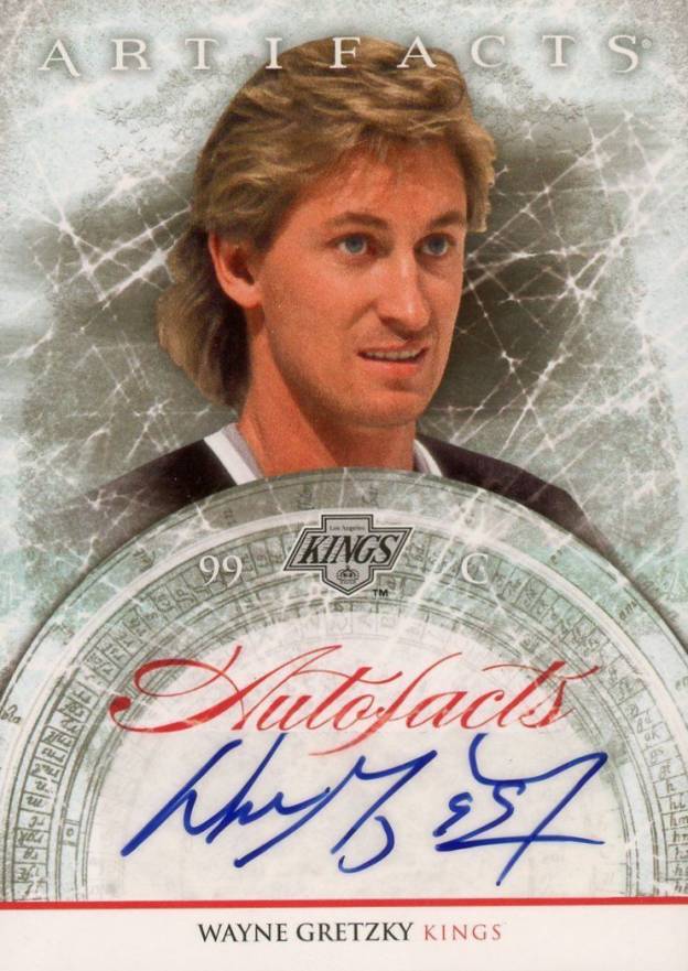 2012 Upper Deck Artifacts Autofacts Wayne Gretzky #A-WG Hockey Card
