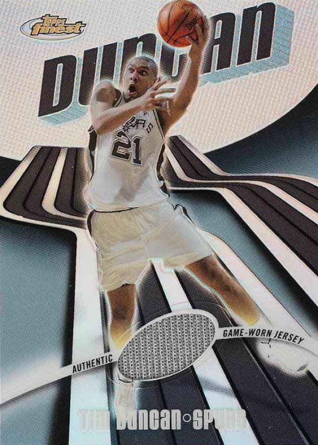 2003 Finest Tim Duncan #129 Basketball Card