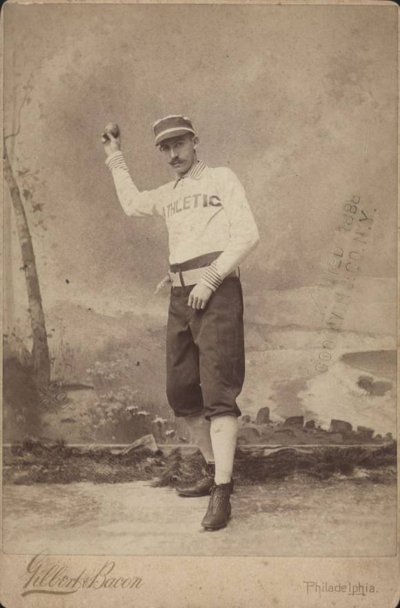 1888 Gilbert & Bacon Cabinets Gus Weyhing # Baseball Card