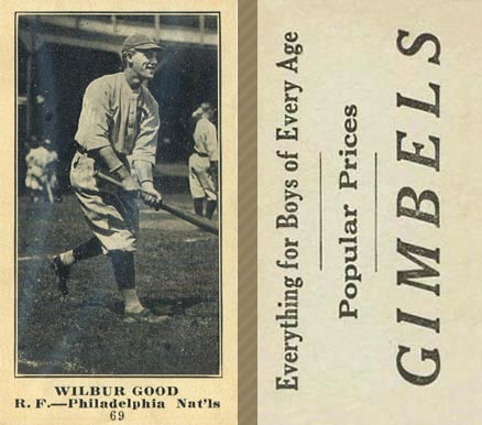 1916 Gimbels Wilbur Good #69 Baseball Card