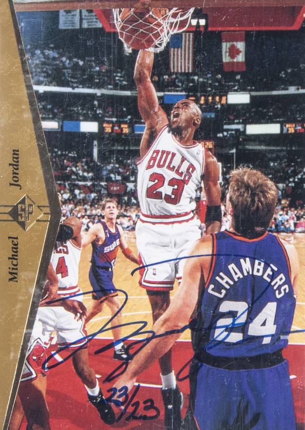 2000 SP Authentic Buyback Michael Jordan #BB9 Basketball Card