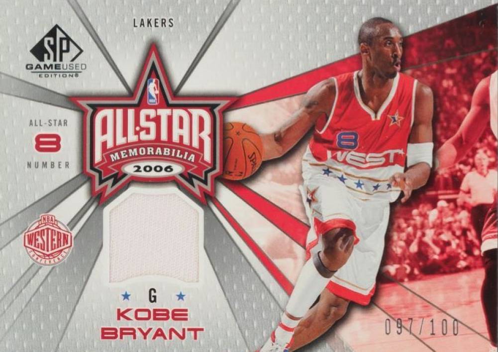2006 SP Game Used All-Star Memorabilia Kobe Bryant #AS-KB Basketball Card
