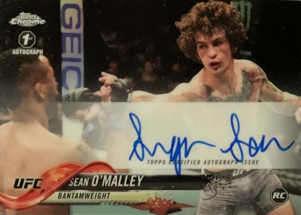 2018 Topps UFC Chrome Autographs  Sean O'Malley #FASOM Other Sports Card